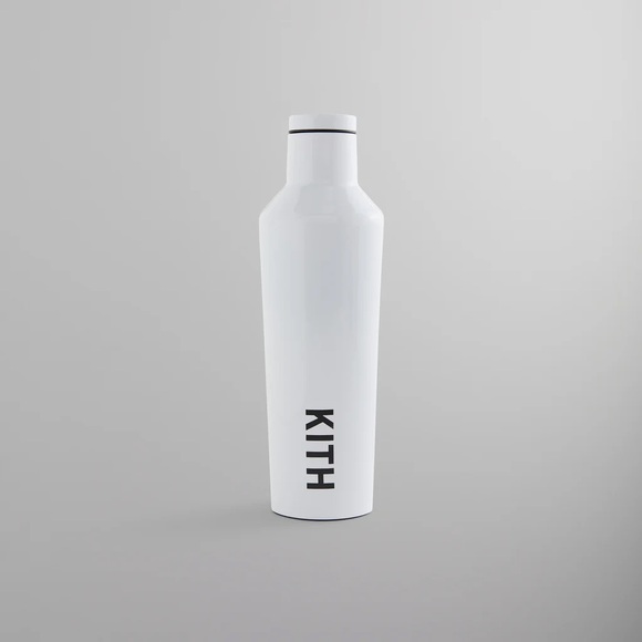 Brand New Kith for Corkcicle Canteen Water Bottle in White - Picture 1 of 2